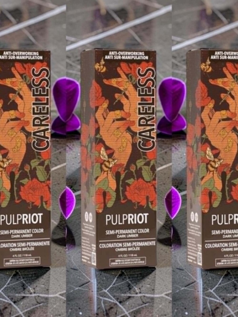Pulp Riot Semi Permanent Color Impulse Careless 4 oz_ 3 units